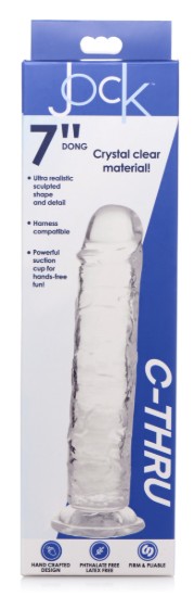 Picture of Jock C-Thru Dildo - 7 Inch
