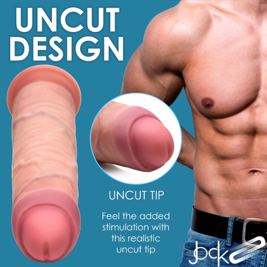 Picture of 8.5 Inch Dual Density Uncut Dildo