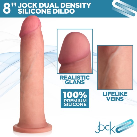 Picture of Ultra Realistic Dual Density Silicone Dildo - 8 Inch