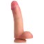 Picture of Ultra Realistic Dual Density Silicone Dildo with Balls - 8 Inch