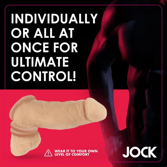 Picture of Discreet Silicone Cock Ring Set - Medium