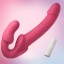 Picture of Candy Crush - Pink Vibrating Strapless Strap-On