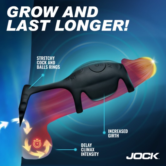 Picture of Blitz Vibrating Penis Sleeve C-Ring w/ Remote