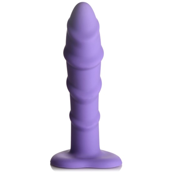 Picture of Swirl Silicone Purple Dildo