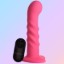 Picture of 21X Vibrating Ribbed Silicone Dildo