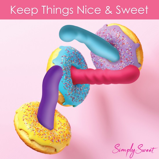 Picture of 21X Vibrating Ribbed Silicone Dildo