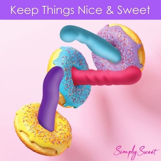 Picture of 21X Vibrating Wavy Silicone Dildo