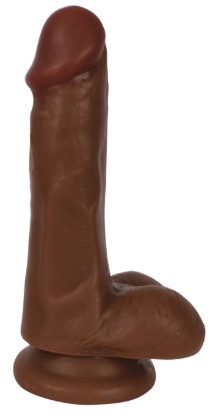 Picture of 6 Inch Slim Dildo with Balls - Medium