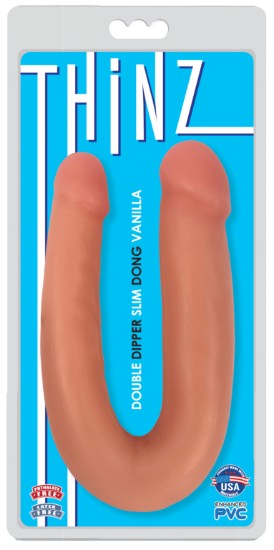 Picture of Double Dipper Slim Dildo - Light