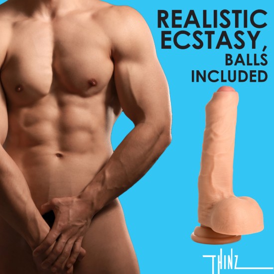 Picture of 7 Inch uncut Dildo with Balls