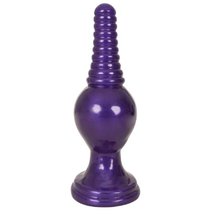 Picture of The King Ribbed Tip Anal Plug â€“ Purple