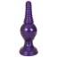 Picture of The King Ribbed Tip Anal Plug â€“ Purple