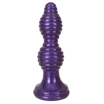 Picture of The Queen Ribbed Anal Plug â€“ Purple