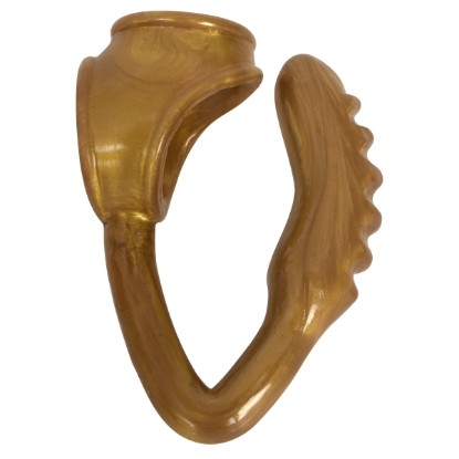 Picture of The Duke Cock and Ball Ring with Anal Plug -Gold