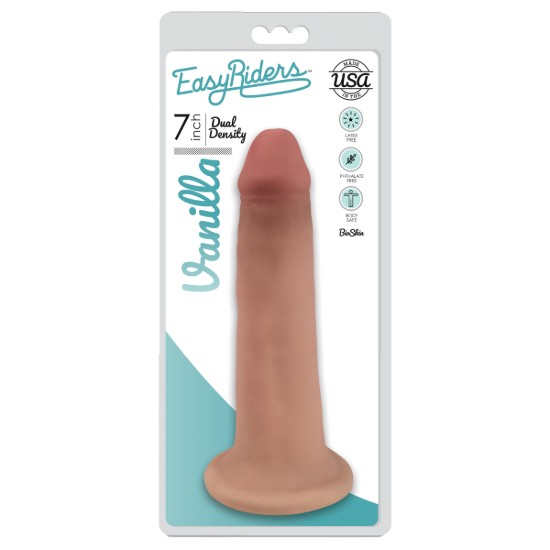 Picture of Easy Riders 7 Inch Dual Density Dildo - Flesh