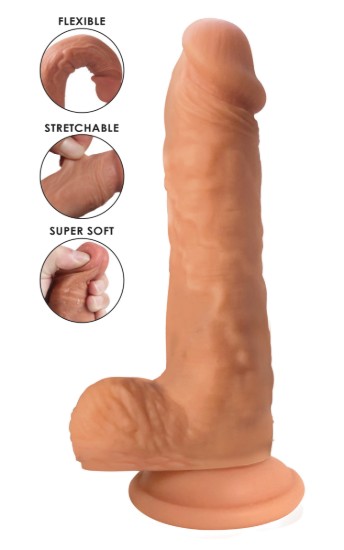 Picture of Easy Riders Dual Density Silicone Dildo - 6 Inch