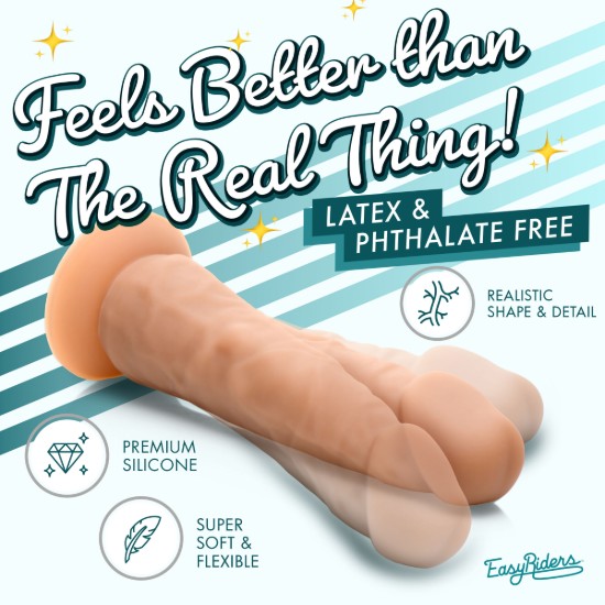 Picture of Easy Riders 7 Inch Silicone Dildo - Medium