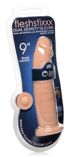 Picture of Silexpan Medium Hypoallergenic Silicone Dildo - 9 Inch