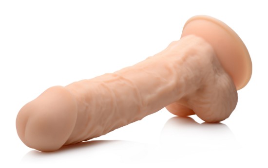 Picture of Silexpan Light Hypoallergenic Silicone Dildo with Balls - 8.5 Inch