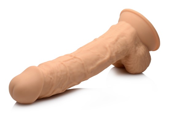 Picture of Silexpan Medium Hypoallergenic Silicone Dildo with Balls - 8.5 Inch