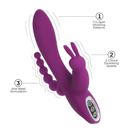 Picture of Quivers 10X Silicone G-spot Rabbit Vibrator