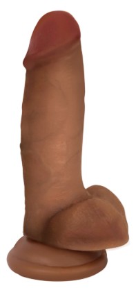 Picture of Medium Suction Cup Dildo with Balls - 7 Inch