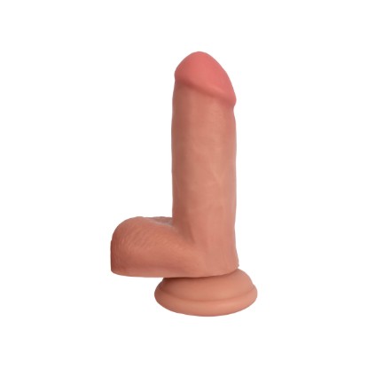 Picture of Light Bareskin Dildo with Balls - 6 Inch