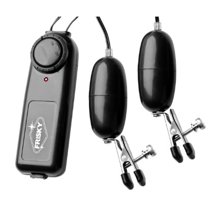 Picture of Vibe Me Vibrating Nipple Clamps with Variable Speeds