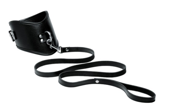 Picture of Isabella Sinclaire Leather Posture Collar with Leash
