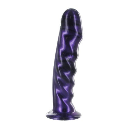 Picture of Echo Silicone Vibrating Dildo - Purple