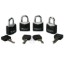 Picture of 4 Pack Steel Masterlocks