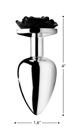 Picture of Black Rose Anal Plug