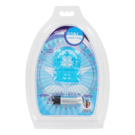 Picture of Trinity X Cock Ring- Blue