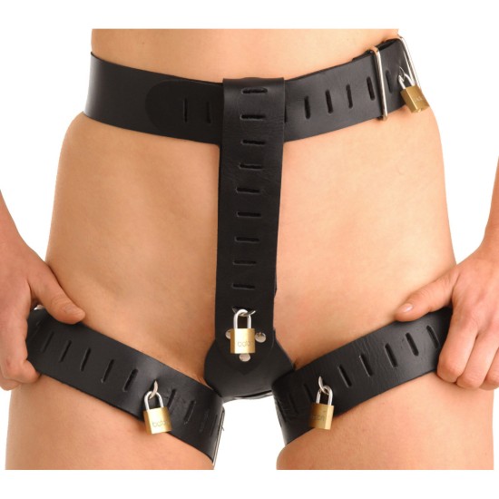 Picture of Deluxe Locking Womens Chastity Belt - ML