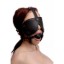 Picture of Gag and Blindfold Head Harness- Black