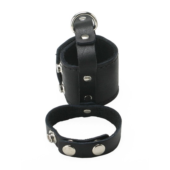 Picture of Strict Leather Cock Strap and Ball Stretcher - Small