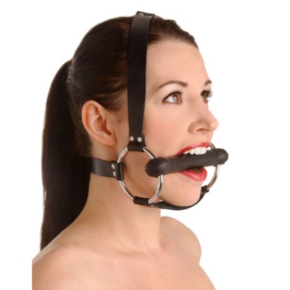 Picture of Strict Leather Locking Silicone Trainer Gag