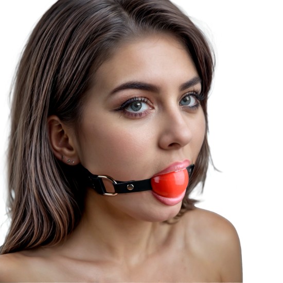 Picture of Red Silicone Ball Gag