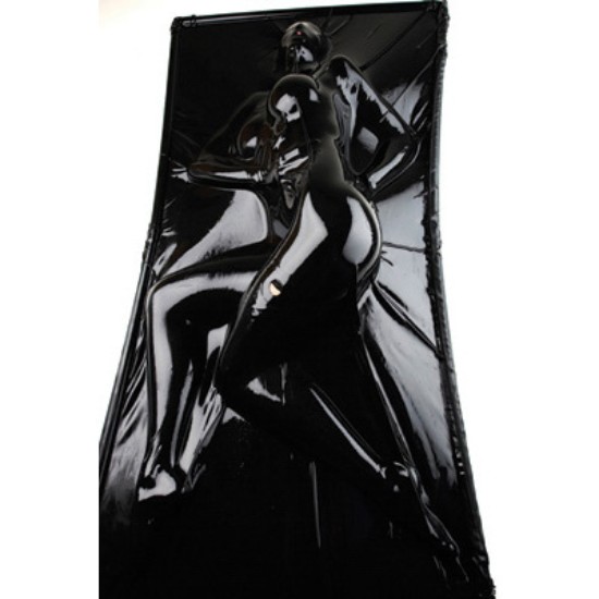 Picture of Extreme Black Latex Vacuum Bed