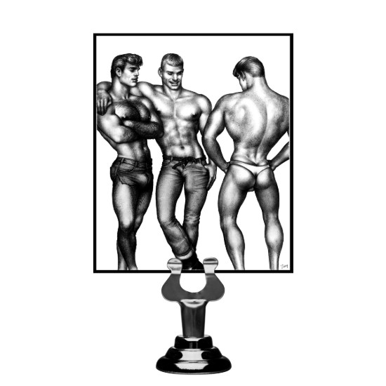 Picture of Tom of Finland 3 Piece Silicone Cock Ring Set - Blue