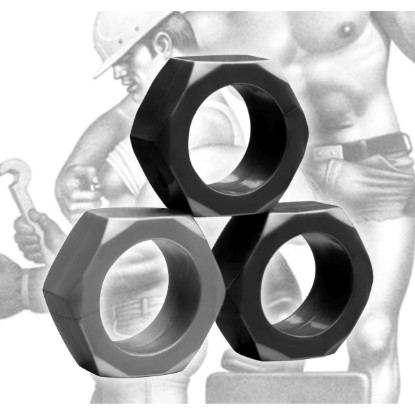 Picture of Tom of Finland 3 Piece Cock Nuts