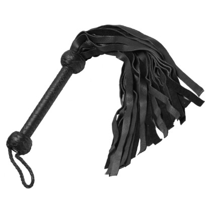 Picture of Strict Leather Flogger- Black