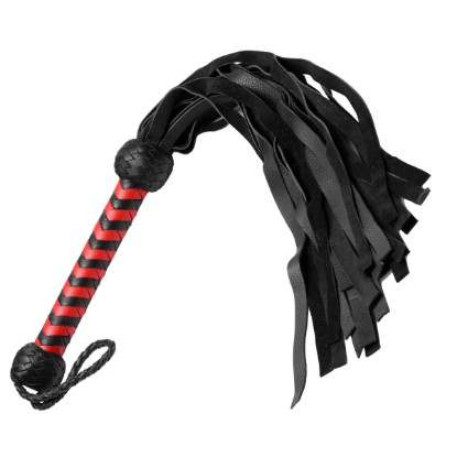 Picture of Strict Leather Flogger- Red