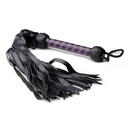 Picture of Strict Leather Premium Deerskin Flogger- Purple
