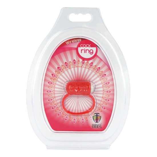 Picture of Trinity Wireless Cock Ring- Red