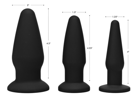 Picture of Trinity Silicone Butt Plug Kit