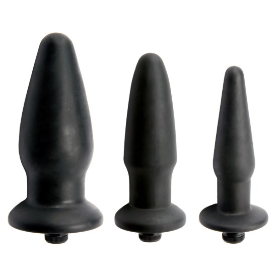 Picture of Trinity Silicone Vibrating Butt Plug- Kit