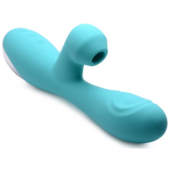 Picture of 10X Silicone Suction and Pulsating Rabbit Vibrator